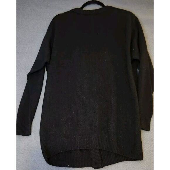 Vintage Worthington Silk Angora Nylon LambsWool Blend Sweater Black‎ Beaded Sz M - Picture 2 of 7